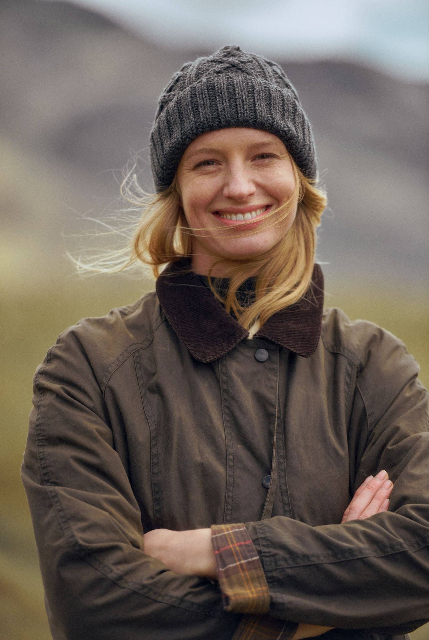 Mulranny Aran Diamond Stitch Hat