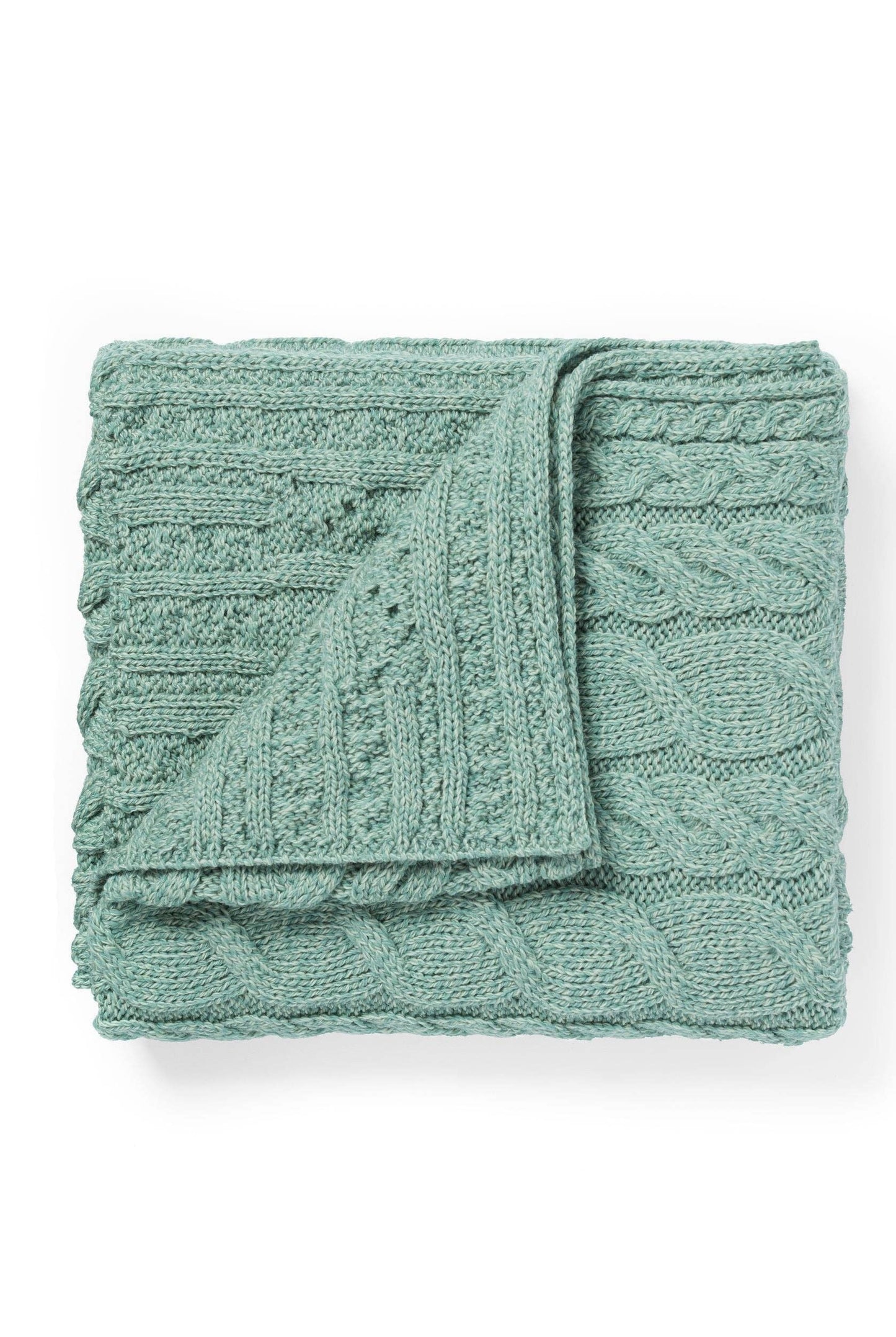 Silver Strand Supersoft Aran Cable Throw