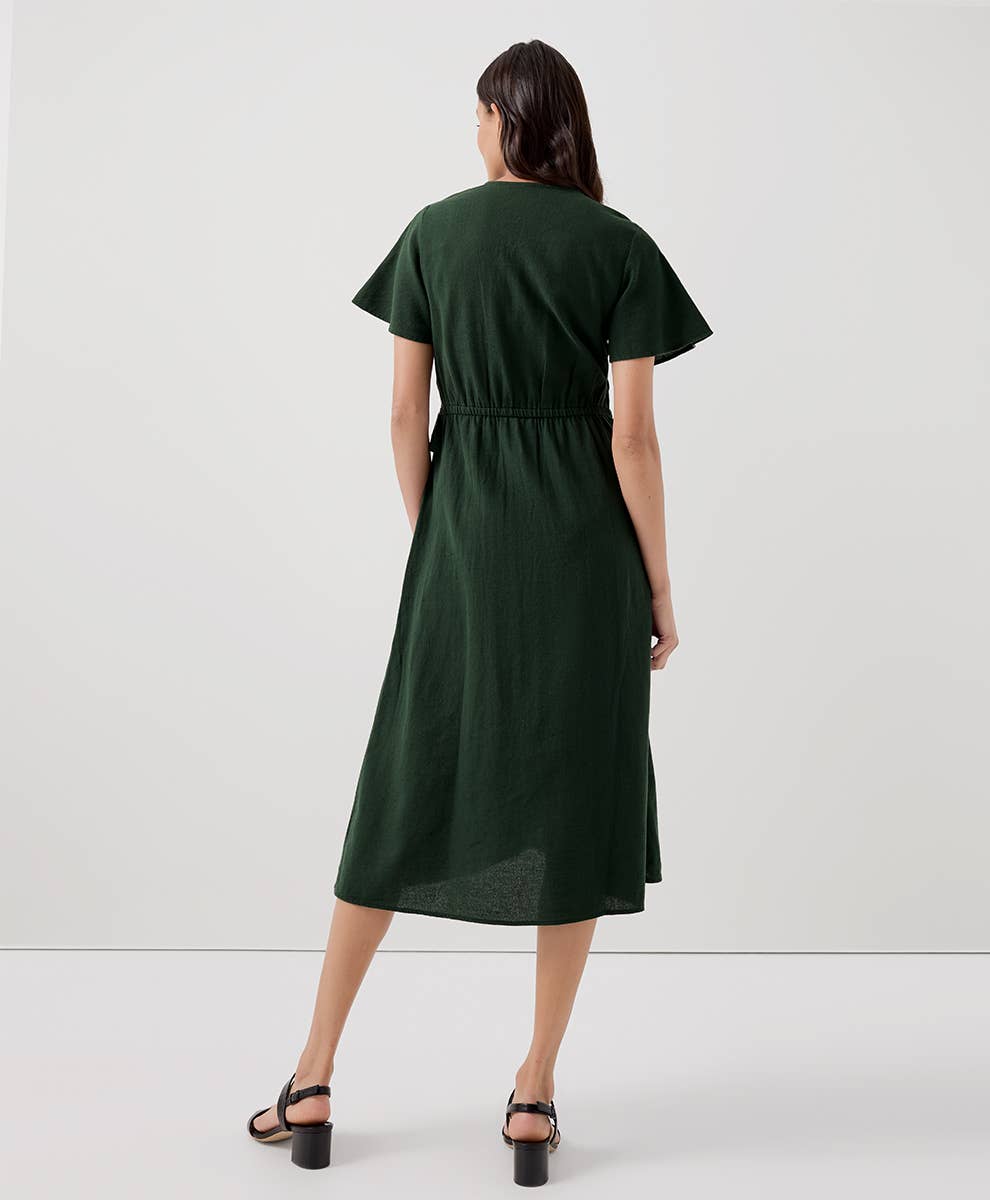 Cafe Crepe Wrap Dress