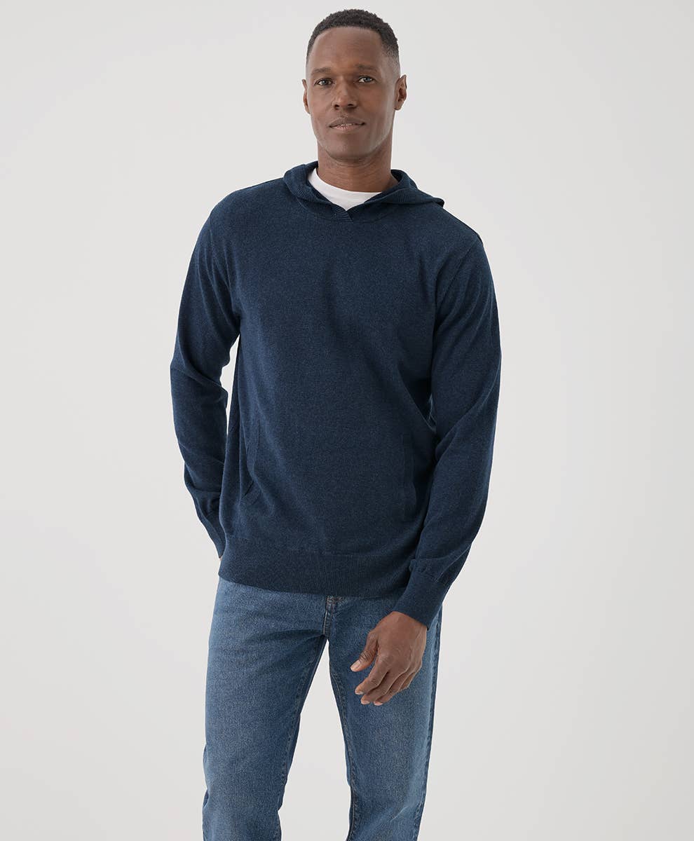 Men's Classic Fine Knit Hoodie