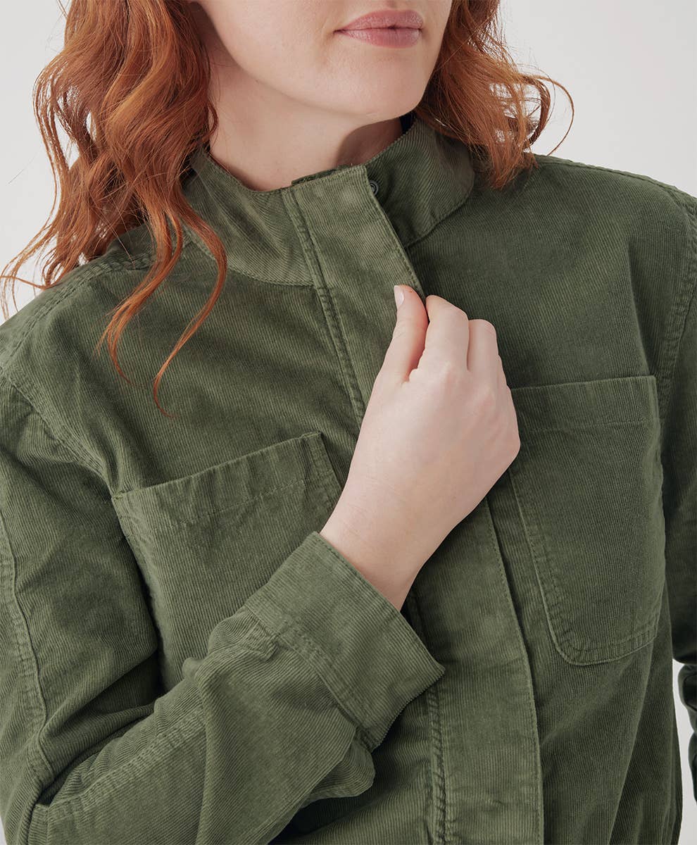 Modern Corduroy Bomber Jacket