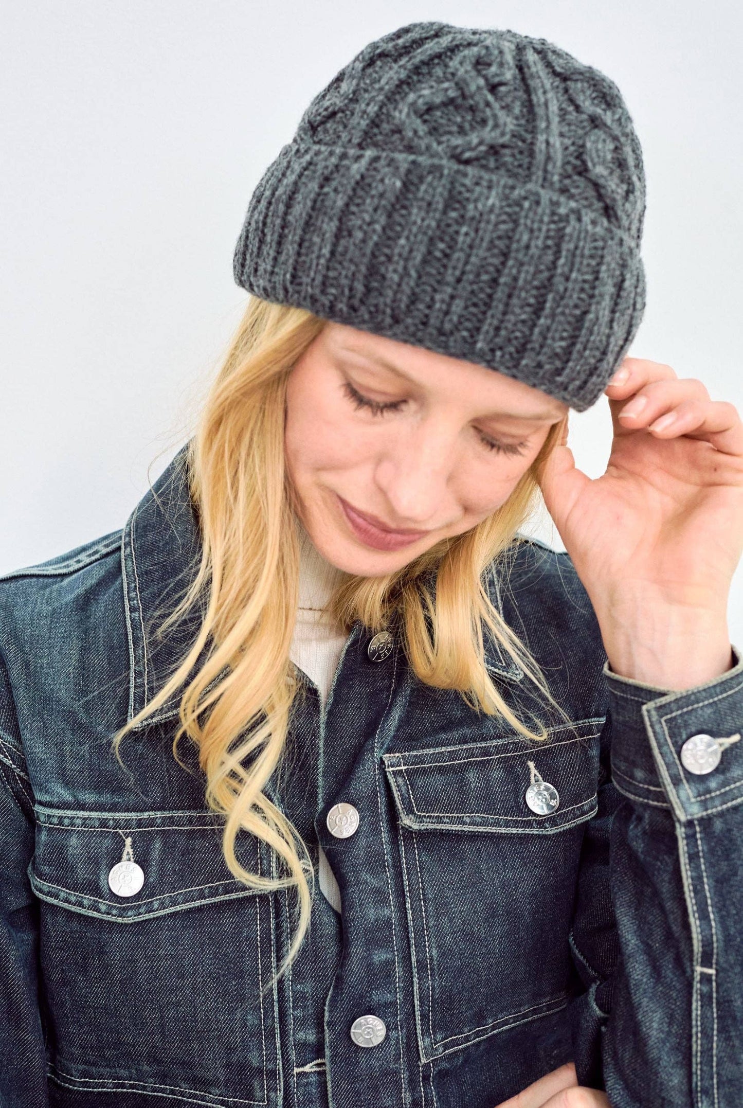 Mulranny Aran Diamond Stitch Hat