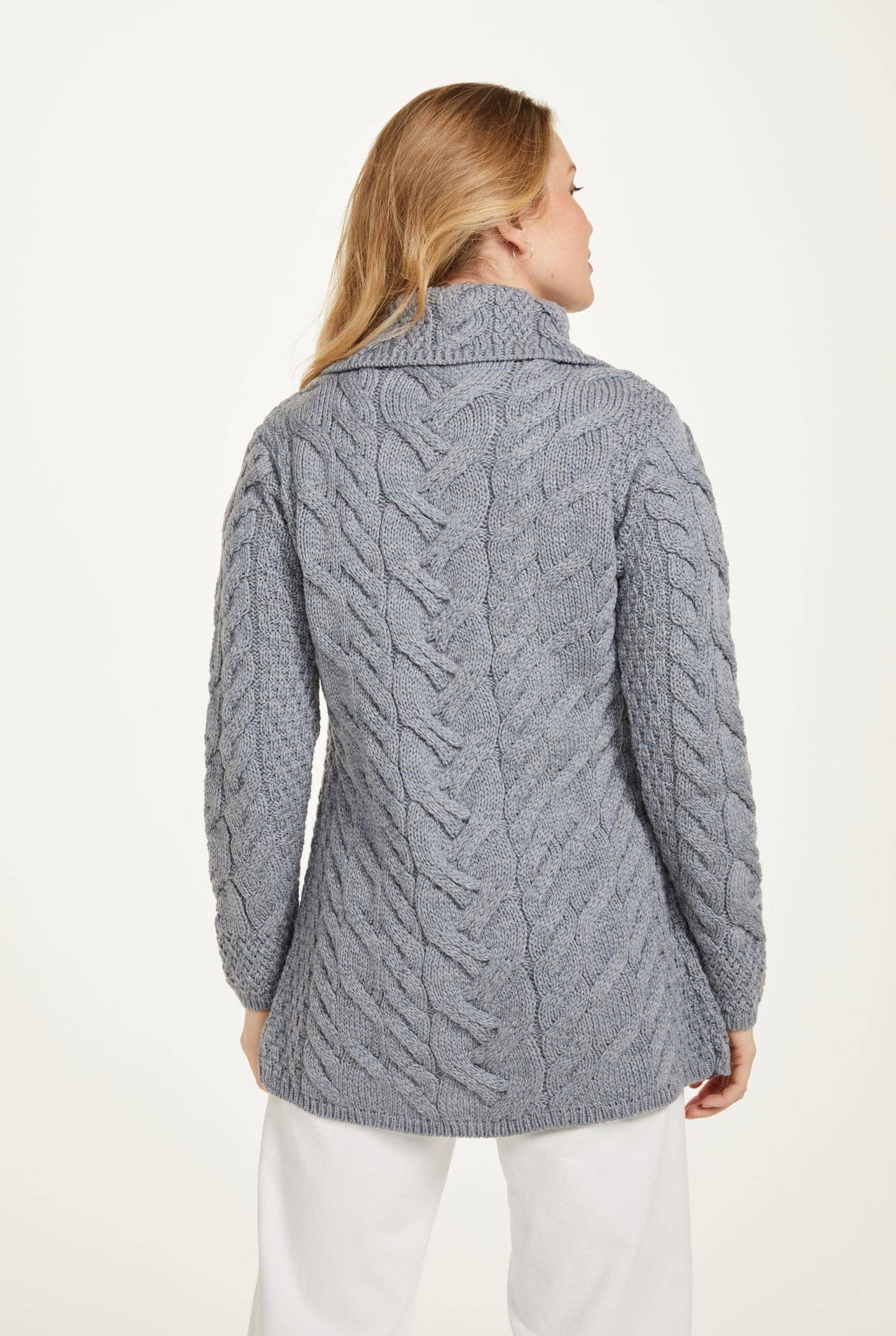 Carraig Ladies Aran Cardigan