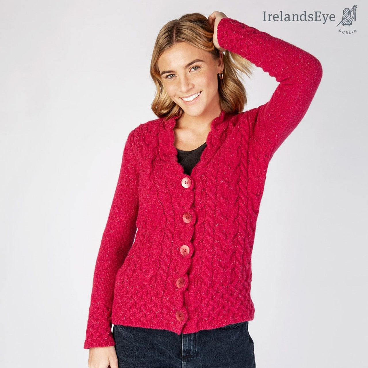 Horseshoe Cable Cardigan