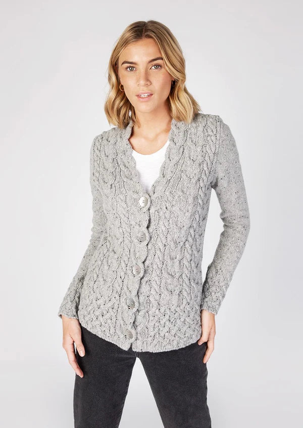 Horseshoe Cable Cardigan