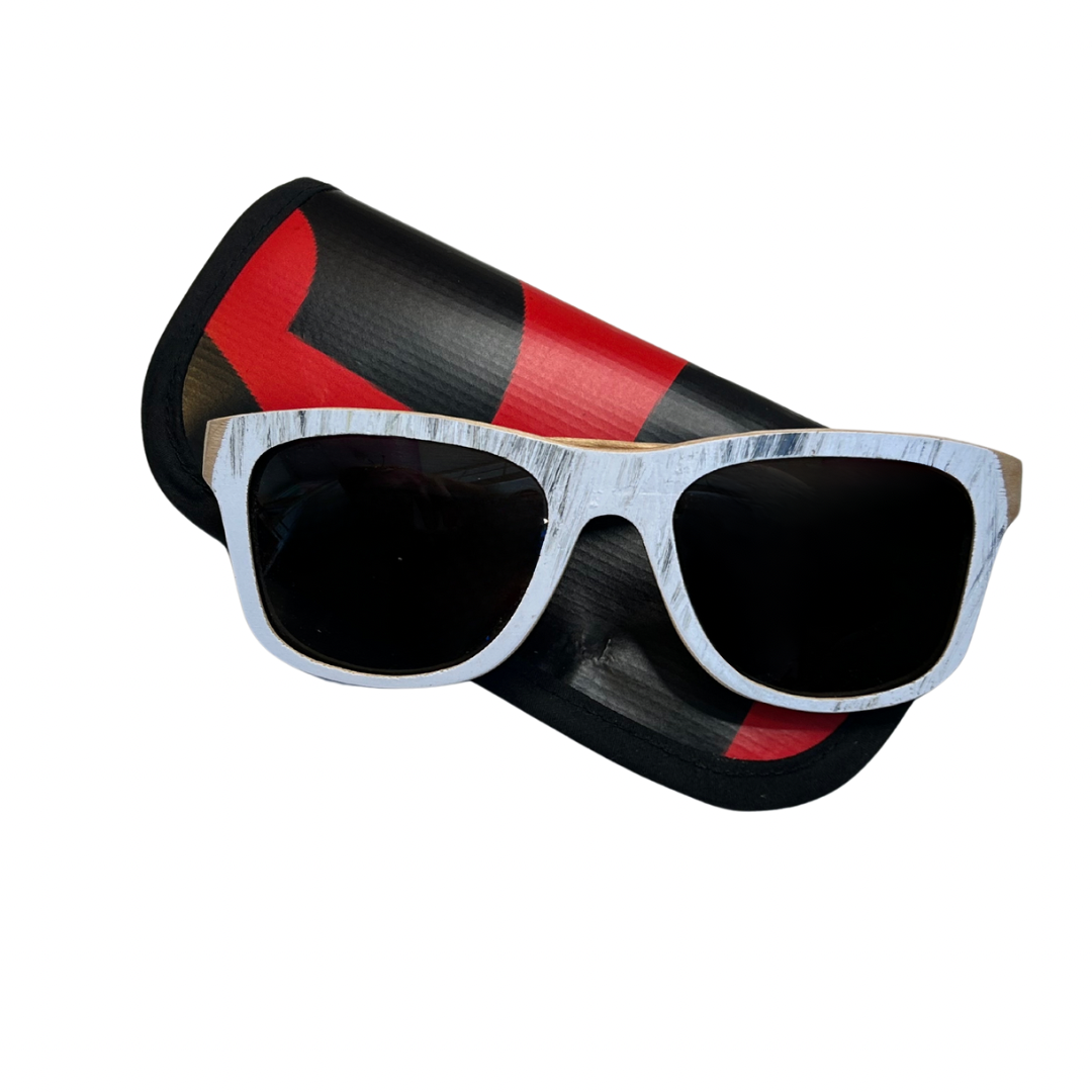 Polarized “Wayfarer” Recycled Skateboard Sunglasses