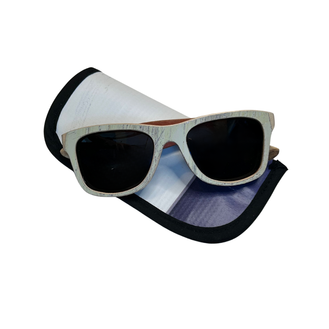 Polarized “Wayfarer” Recycled Skateboard Sunglasses