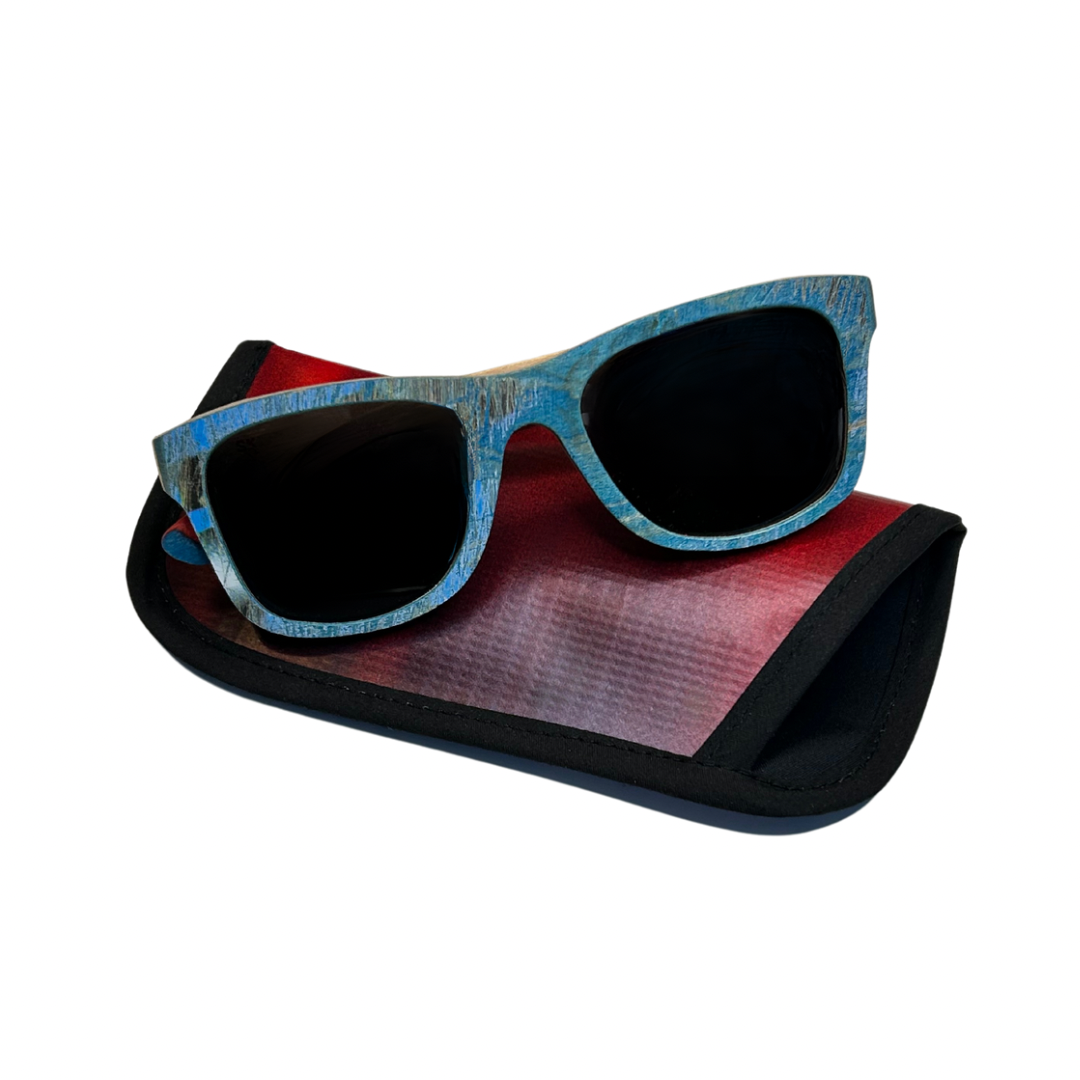 Polarized “Wayfarer” Recycled Skateboard Sunglasses