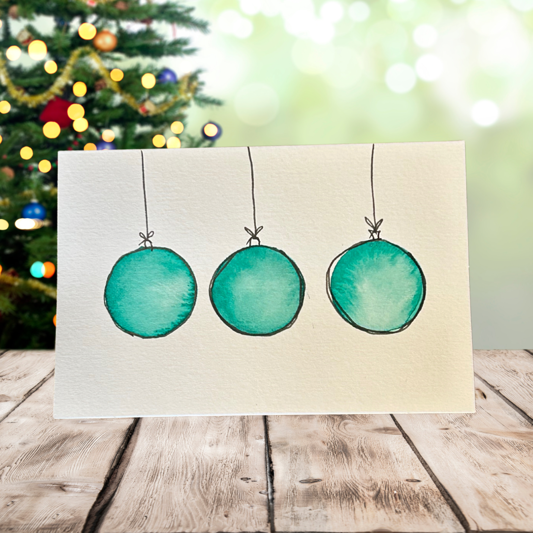 Hand Painted Holiday Cards