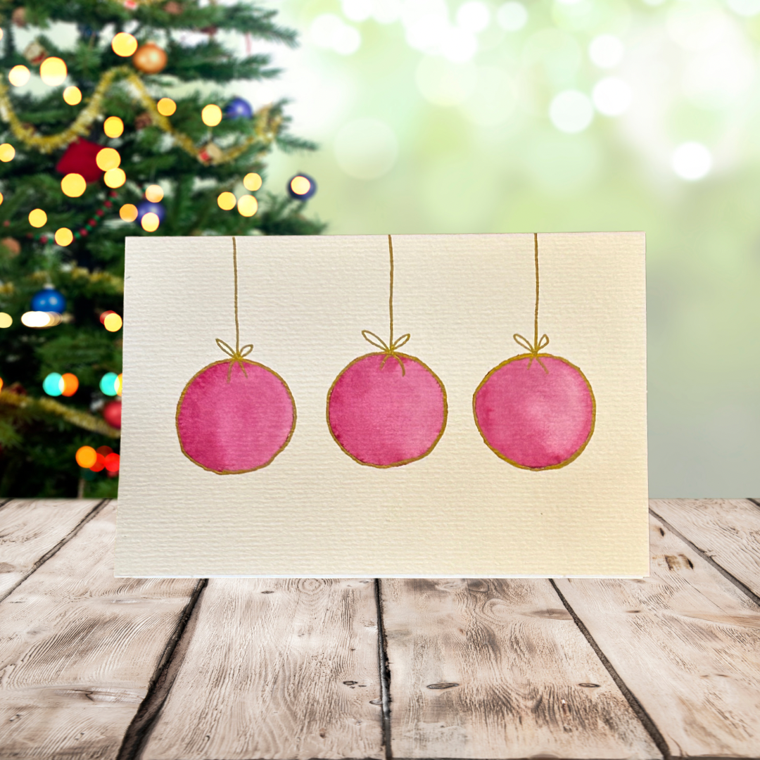 Hand Painted Holiday Cards
