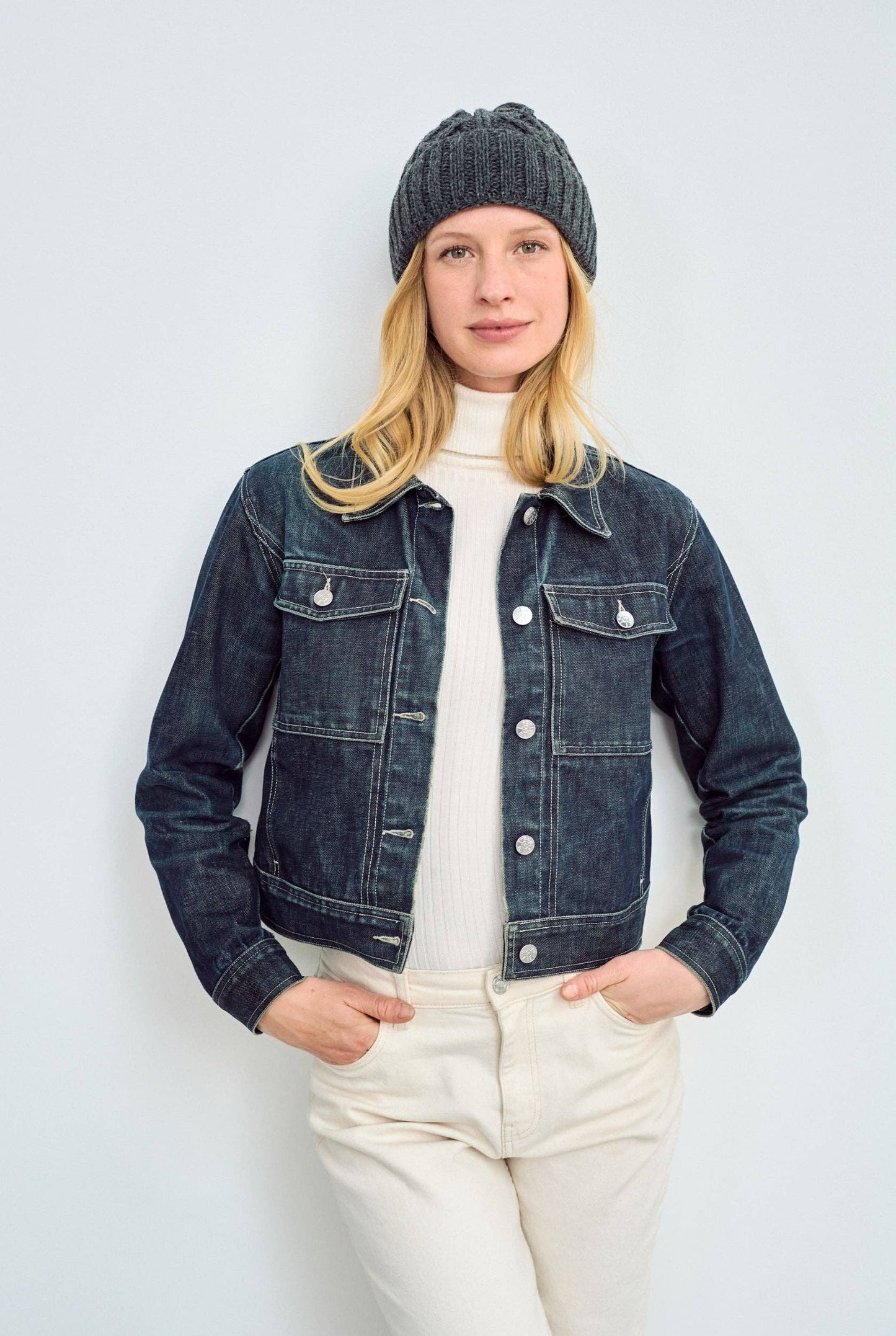 Mulranny Aran Diamond Stitch Hat