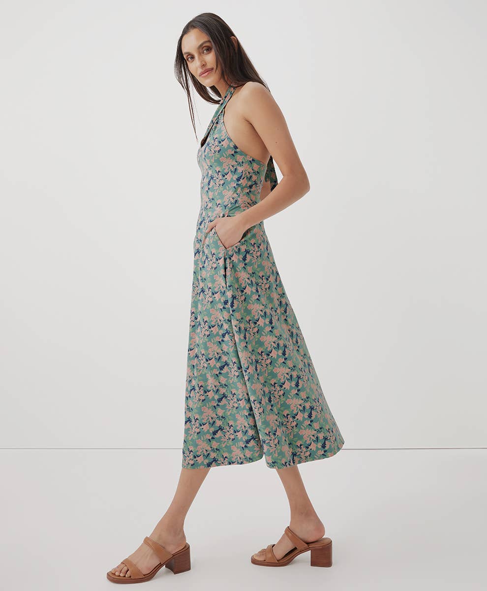 Fit and Flare Modern Halter Dress