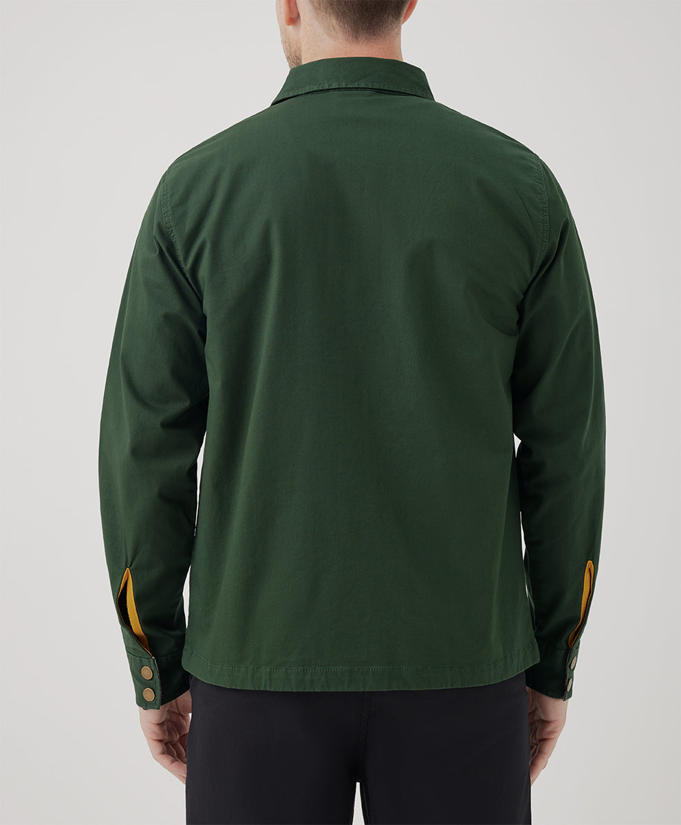 Men’s Woven Twill Flannel Lined Jacket