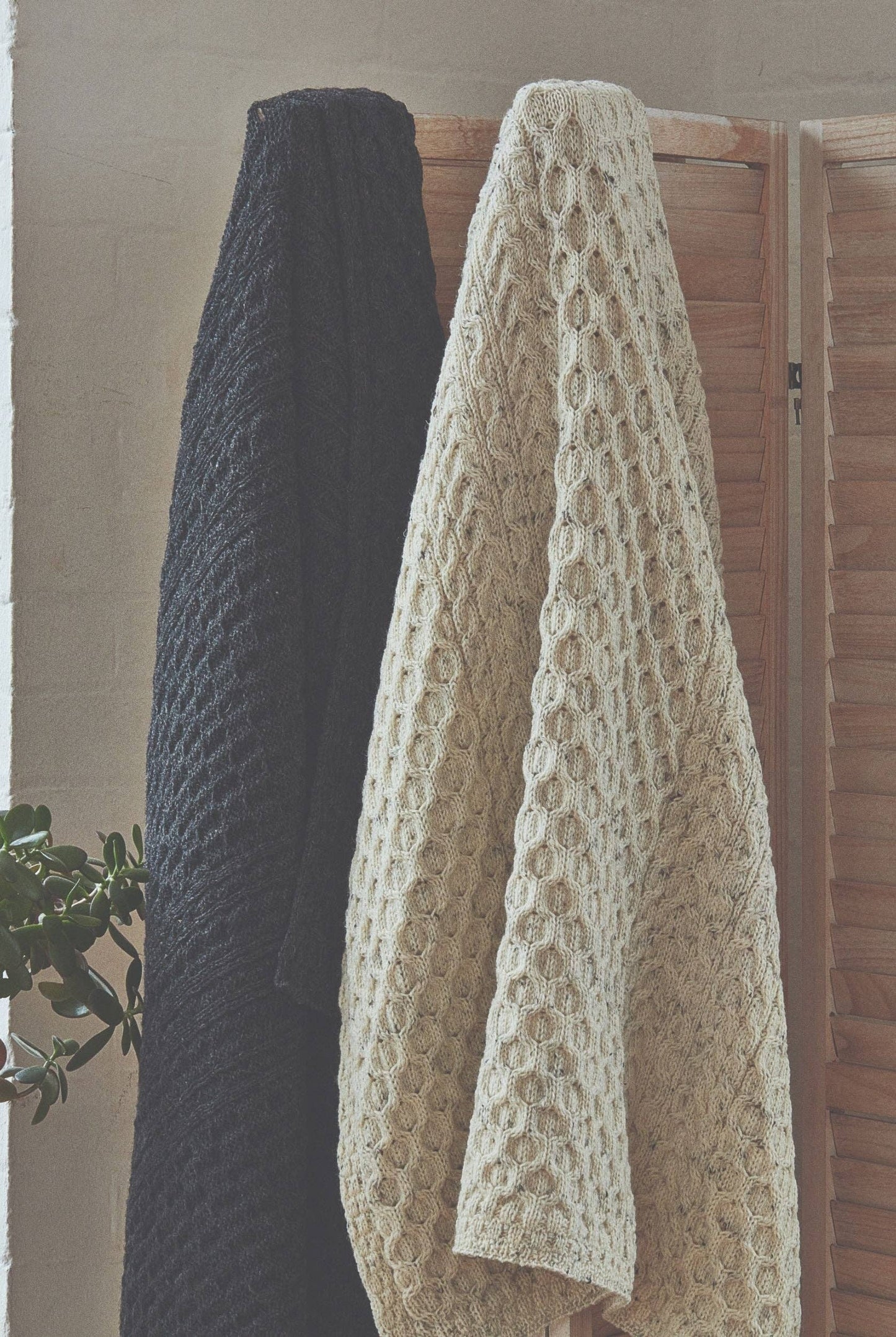 Bertra Aran Classic Wool Blanket
