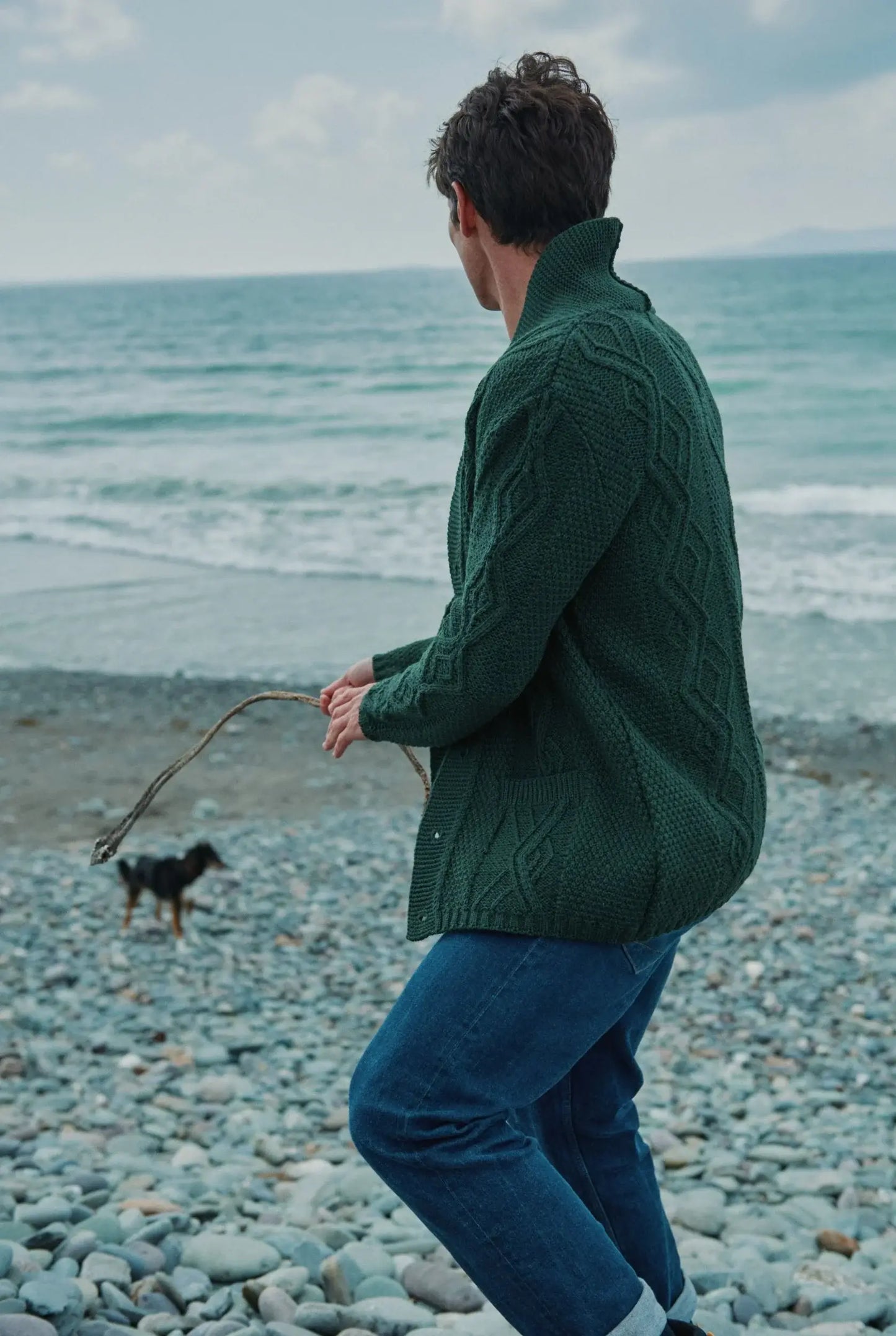 Killary Fjord Aran Cardigan