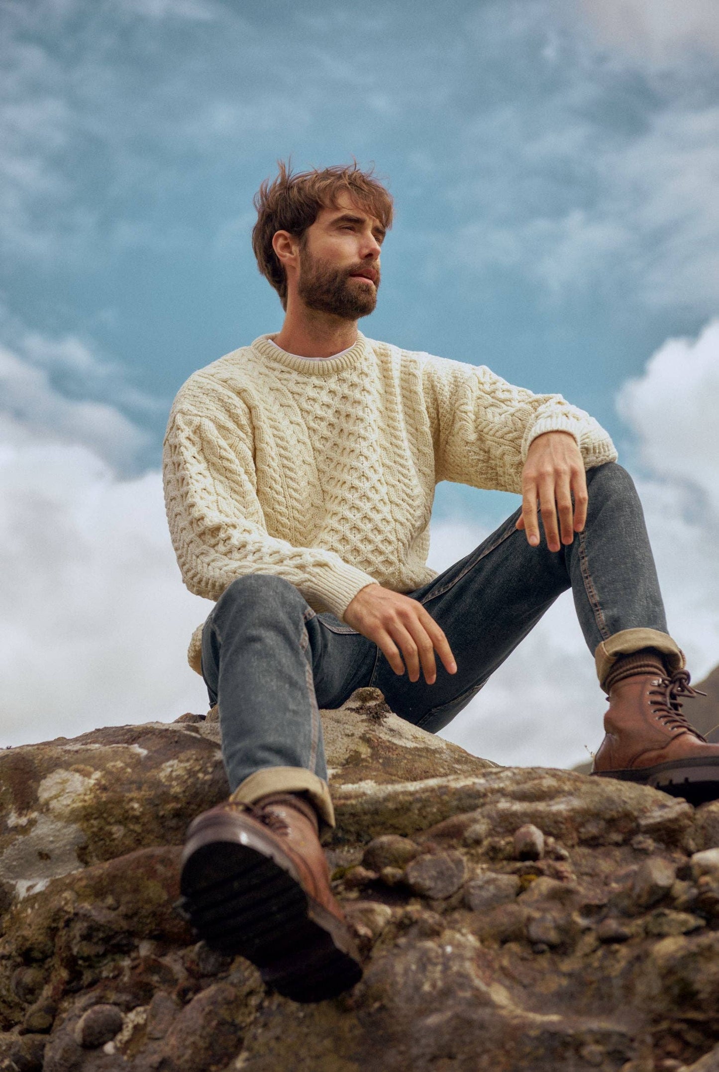 Inisheer Traditional Aran Sweater
