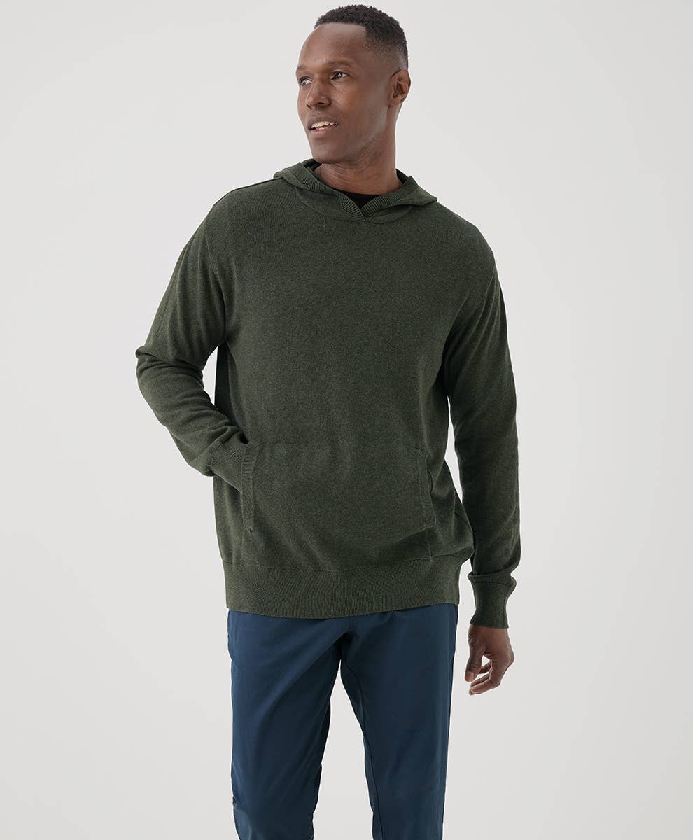 Men's Classic Fine Knit Hoodie