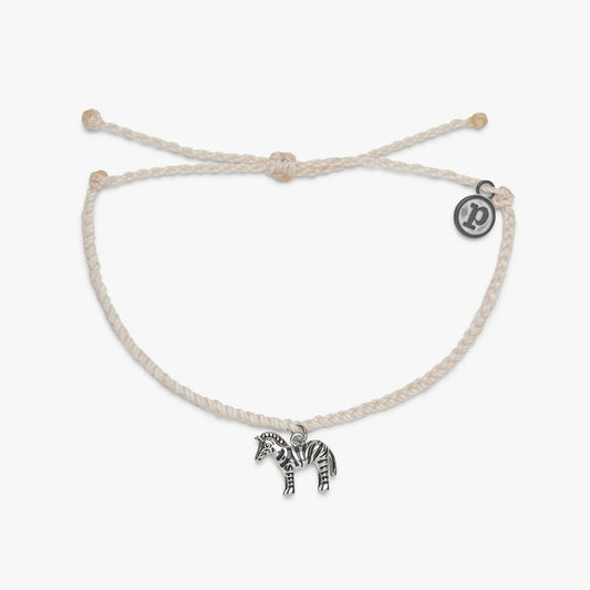 Charity Zebra Charm Bracelet
