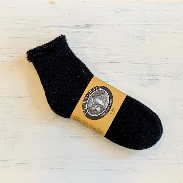 Kid Mohair Ankle Sock