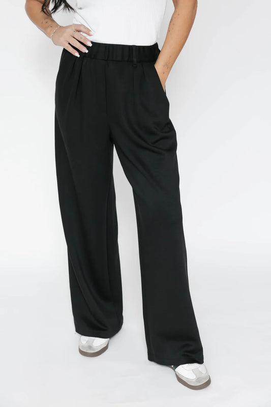 Halle Micro Scuba Wide Leg Pant
