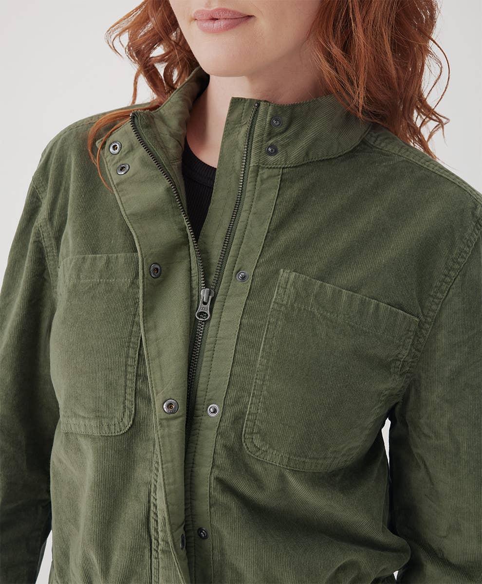 Modern Corduroy Bomber Jacket