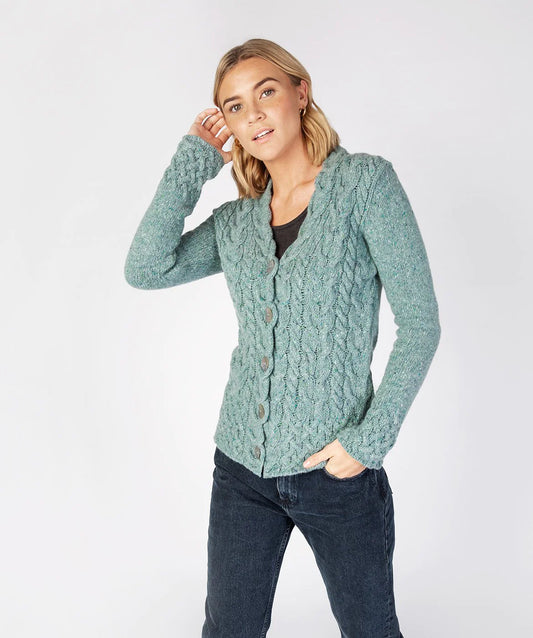 Horseshoe Cable Cardigan