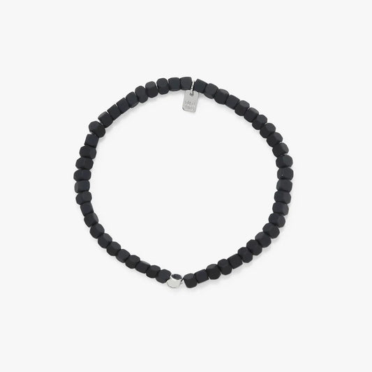 Men’s Coated Hematite Stretch Bracelet