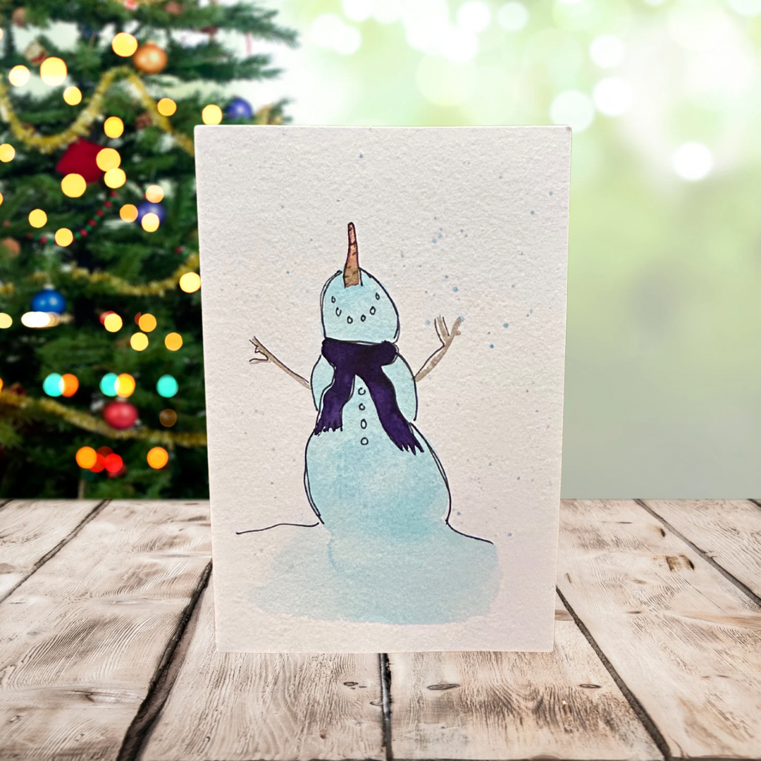 Hand Painted Holiday Cards