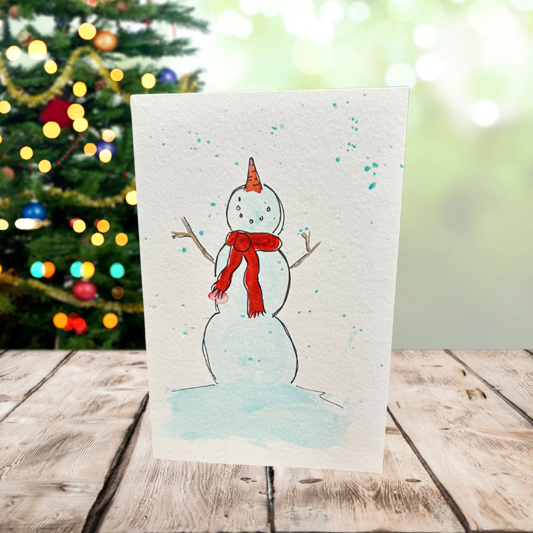 Hand Painted Holiday Cards