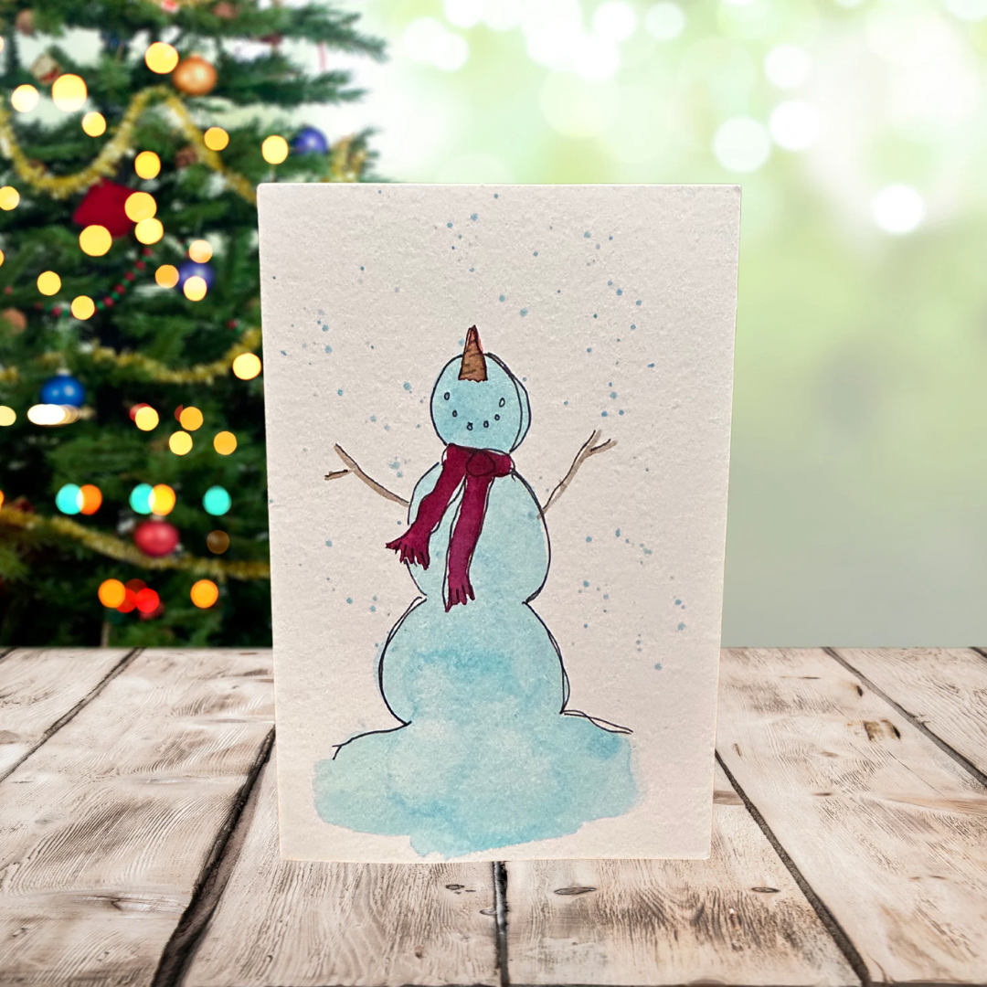 Hand Painted Holiday Cards