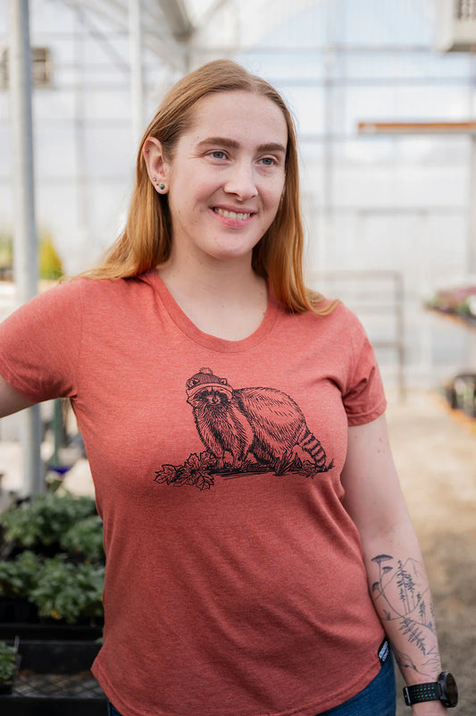 Racoon Womens Eco Tee