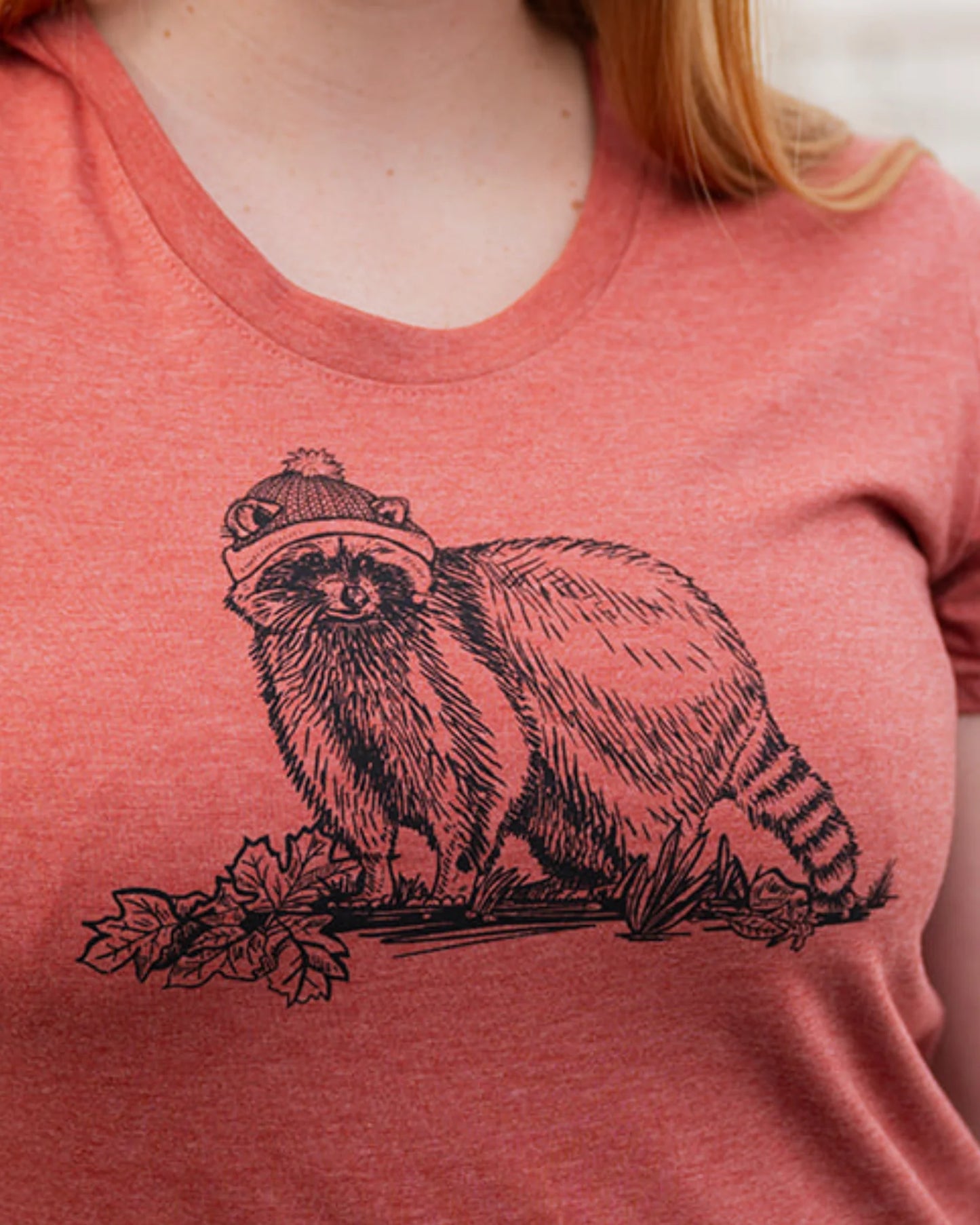 Racoon Womens Eco Tee