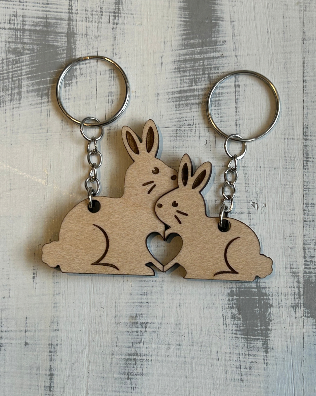 Cuddling Keychain
