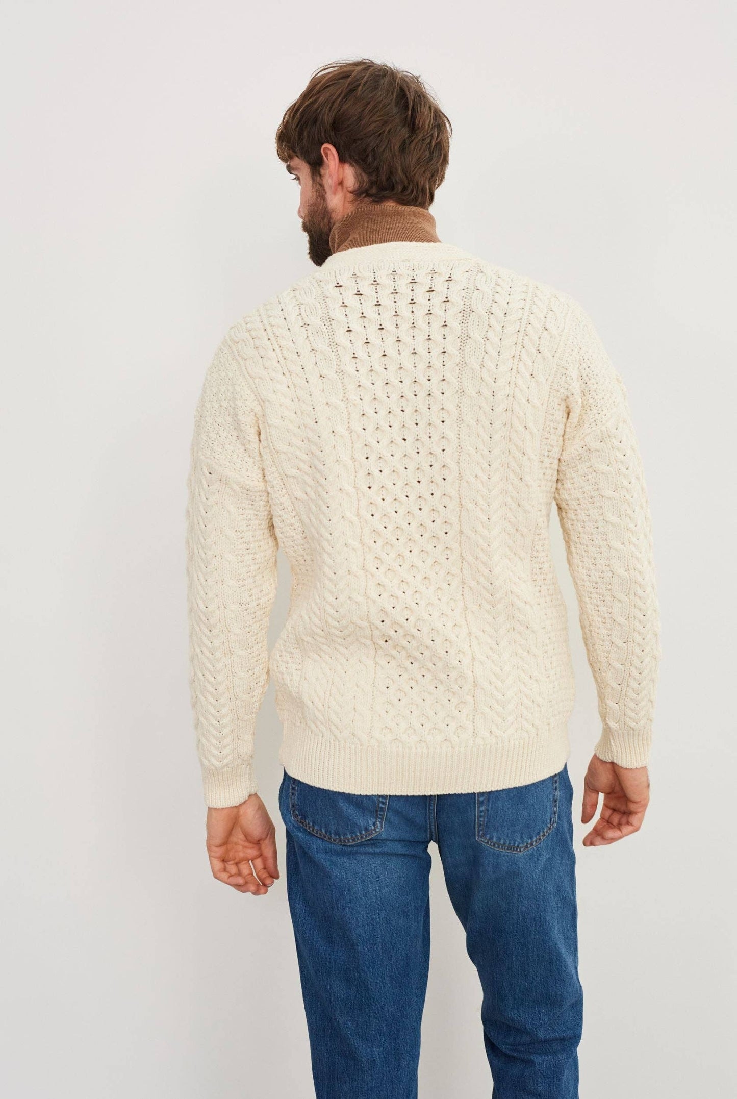 Clare Island Aran Cardigan