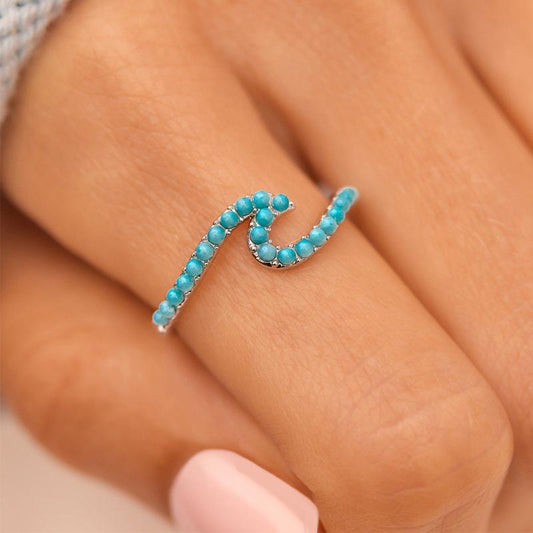 Neon Wave Ring