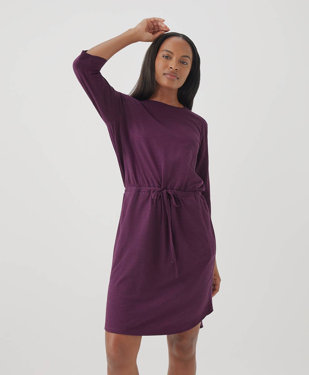 Relaxed Tie Waist Dress