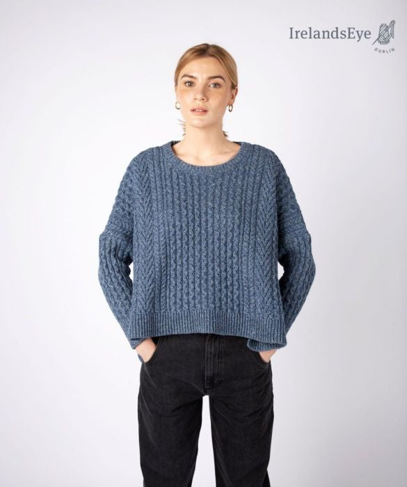 Sorrel Cropped Aran Sweater