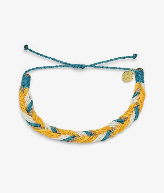 Fishtail Braid Gold Bracelet