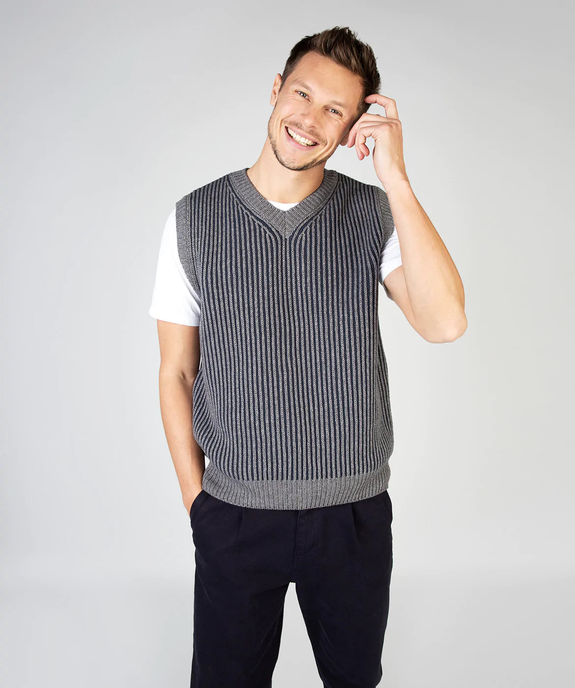 Pinstripe Vest