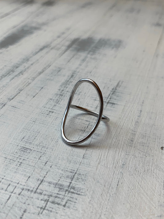 Oval Open Ring