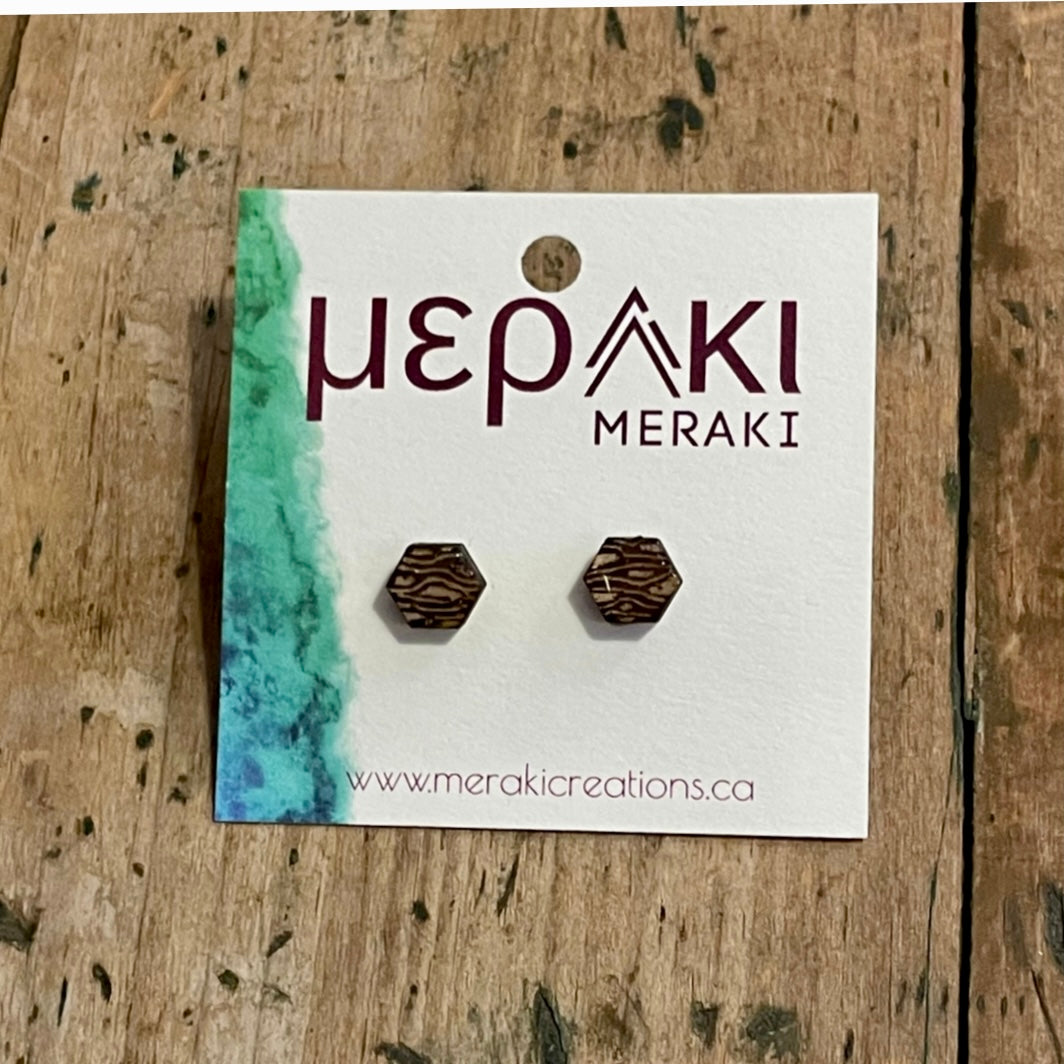 Meraki Wood Earrings