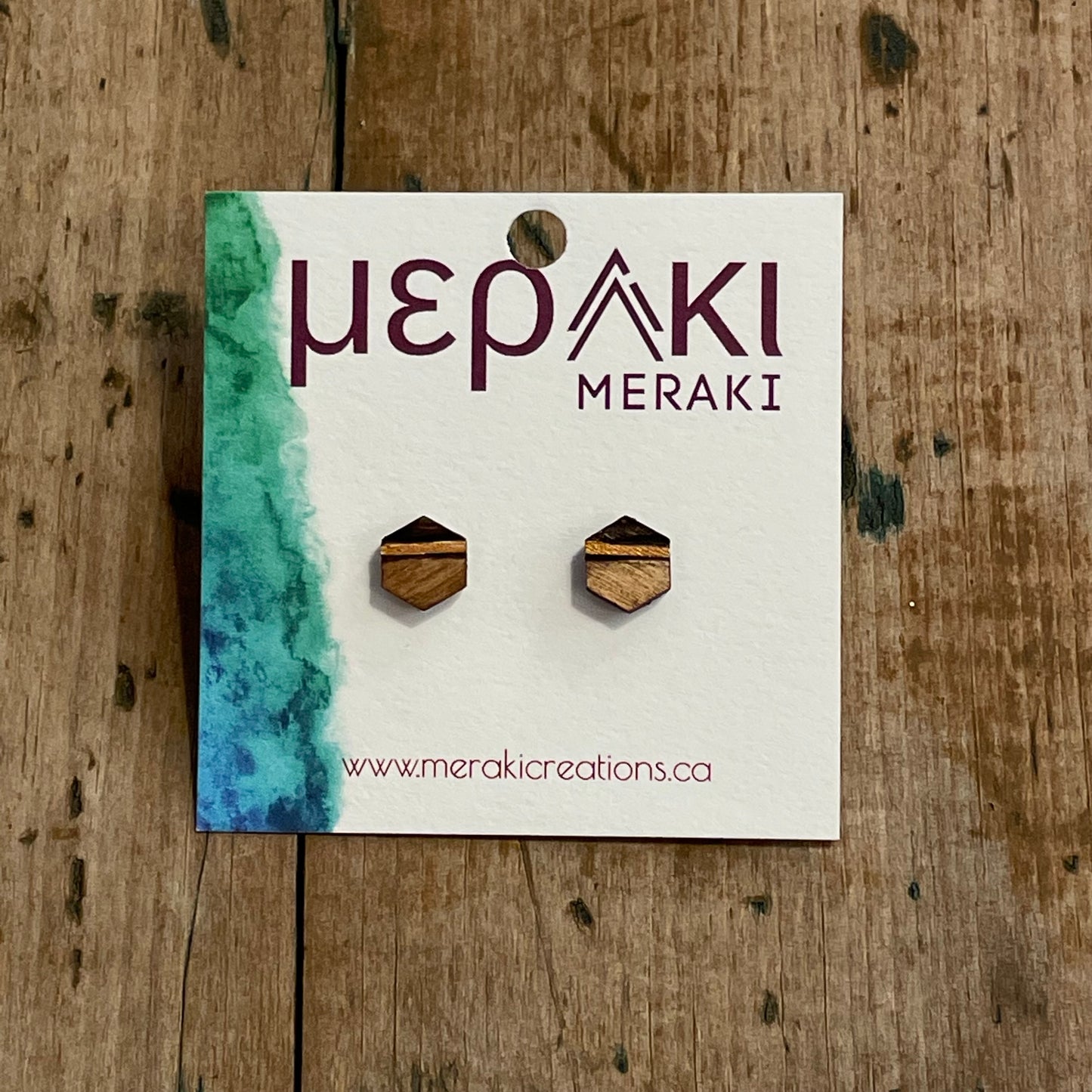 Meraki Wood Earrings